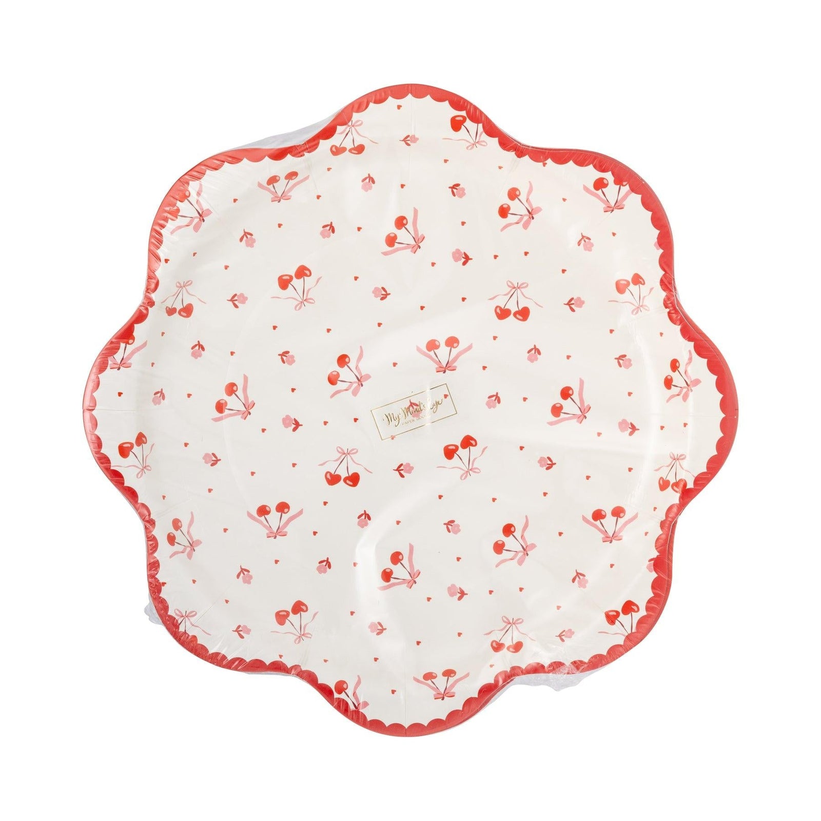 Cherry Birthday Party Plates 8ct - Stesha Party