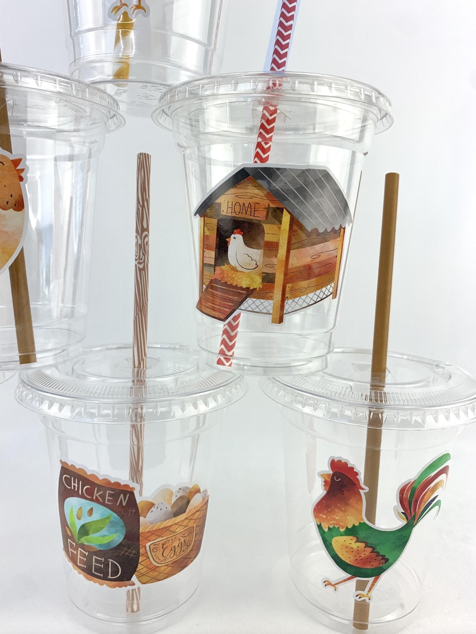 Chicken Coop Party Cups - Stesha Party