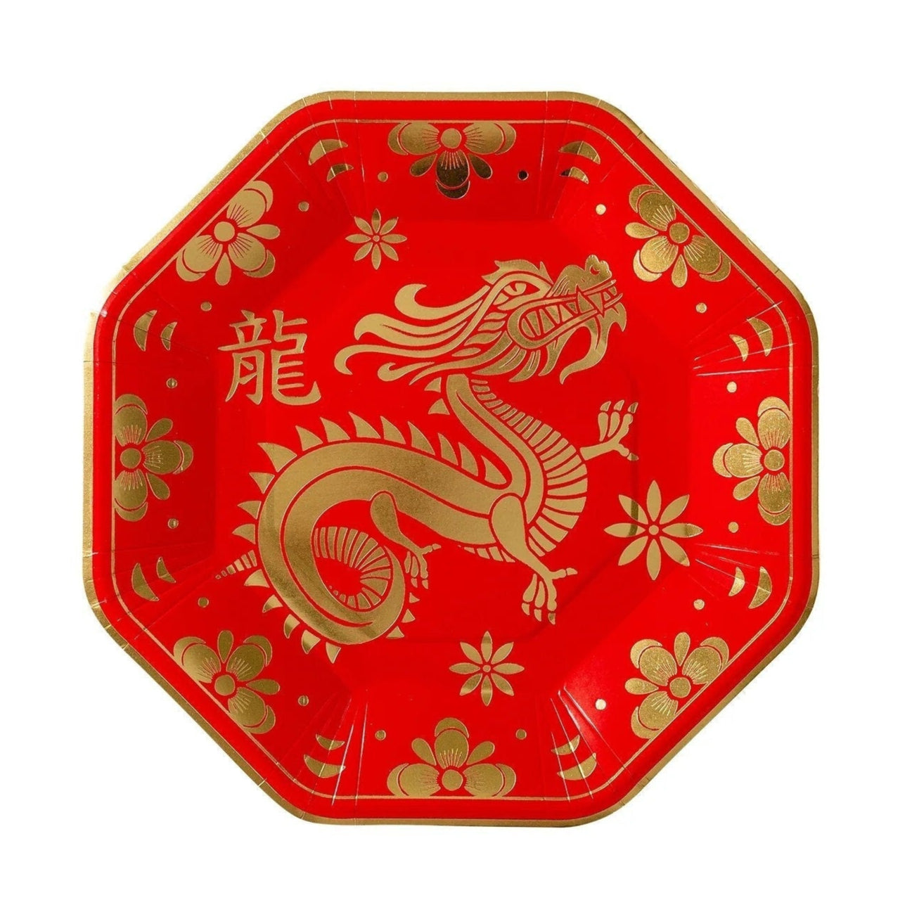 Chinese New Year Dragon Plates - Stesha Party