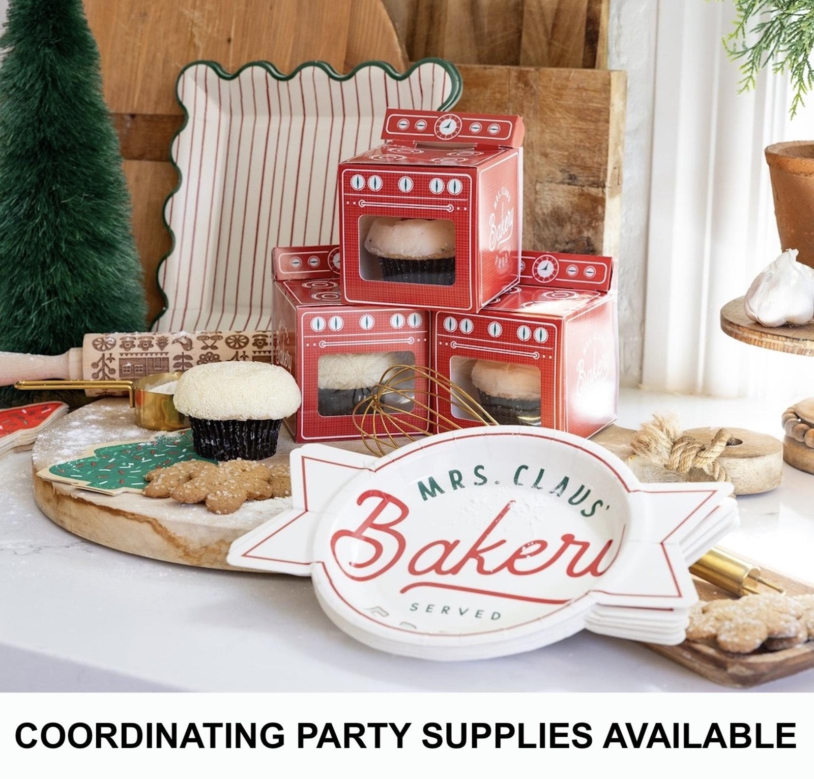 Christmas Bakery Treat Boxes 6cs - Stesha Party