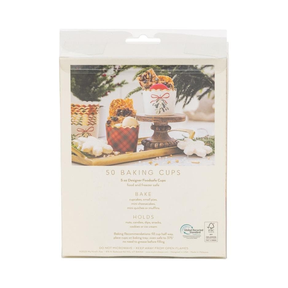 Christmas Baking Cups 50ct - Stesha Party