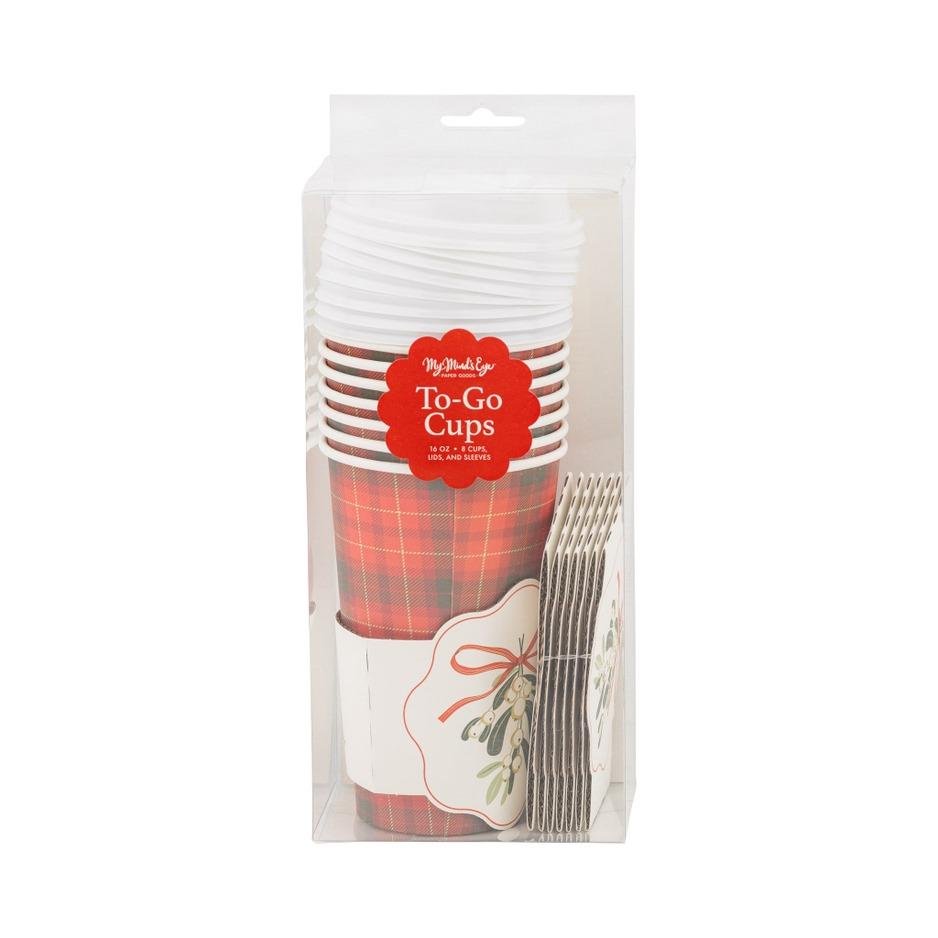 Christmas To Go Coffee Cups - Stesha Party