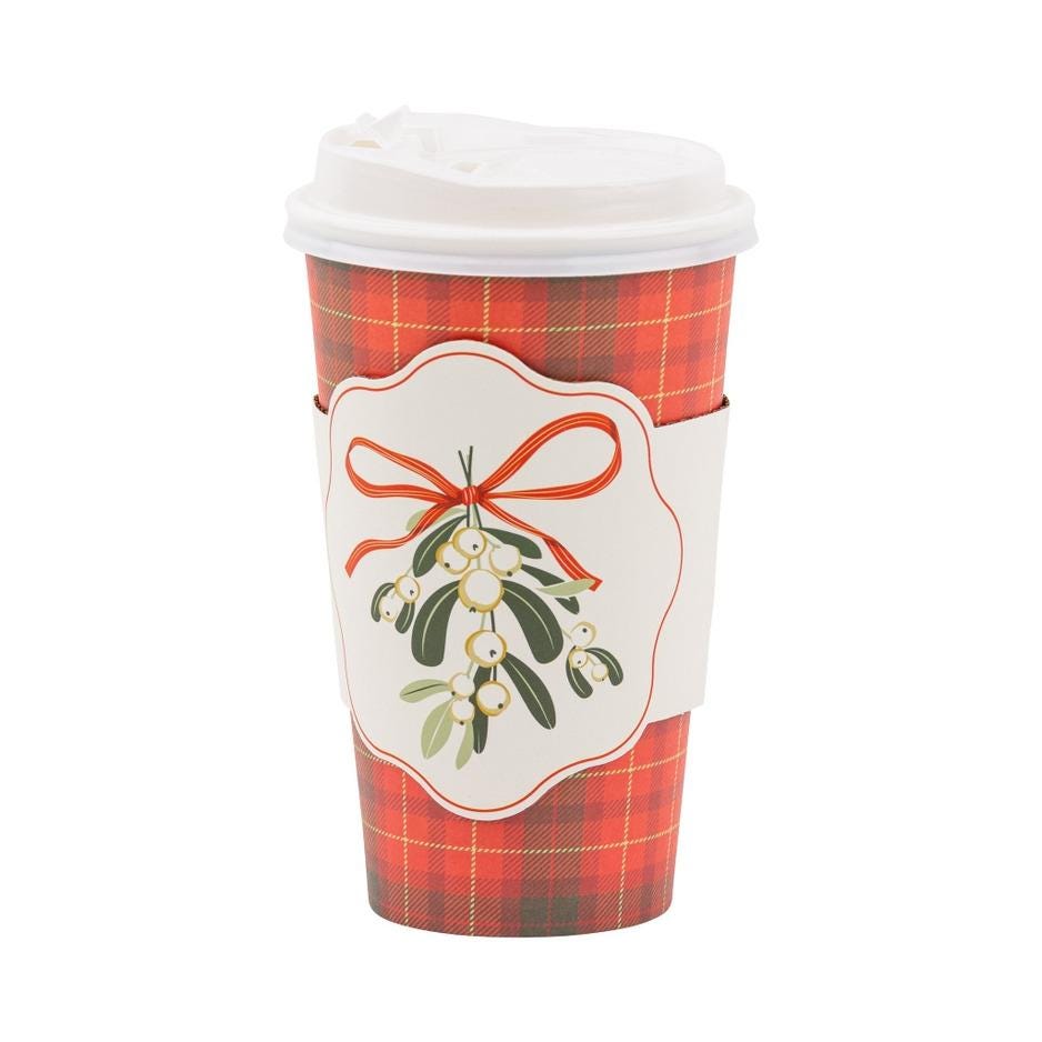 Christmas To Go Coffee Cups - Stesha Party