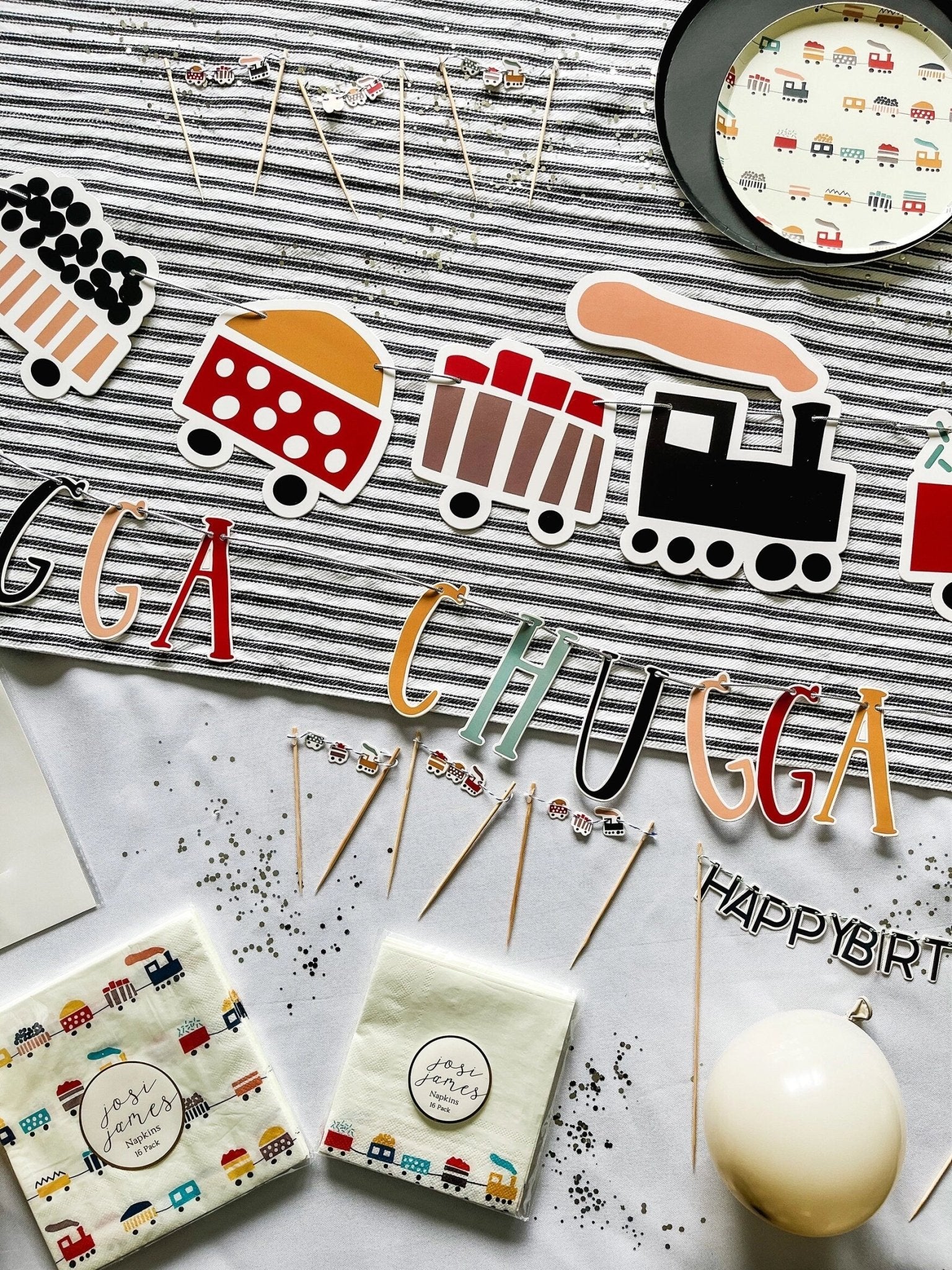 Chugga Chugga Choo Choo Banner - Stesha Party