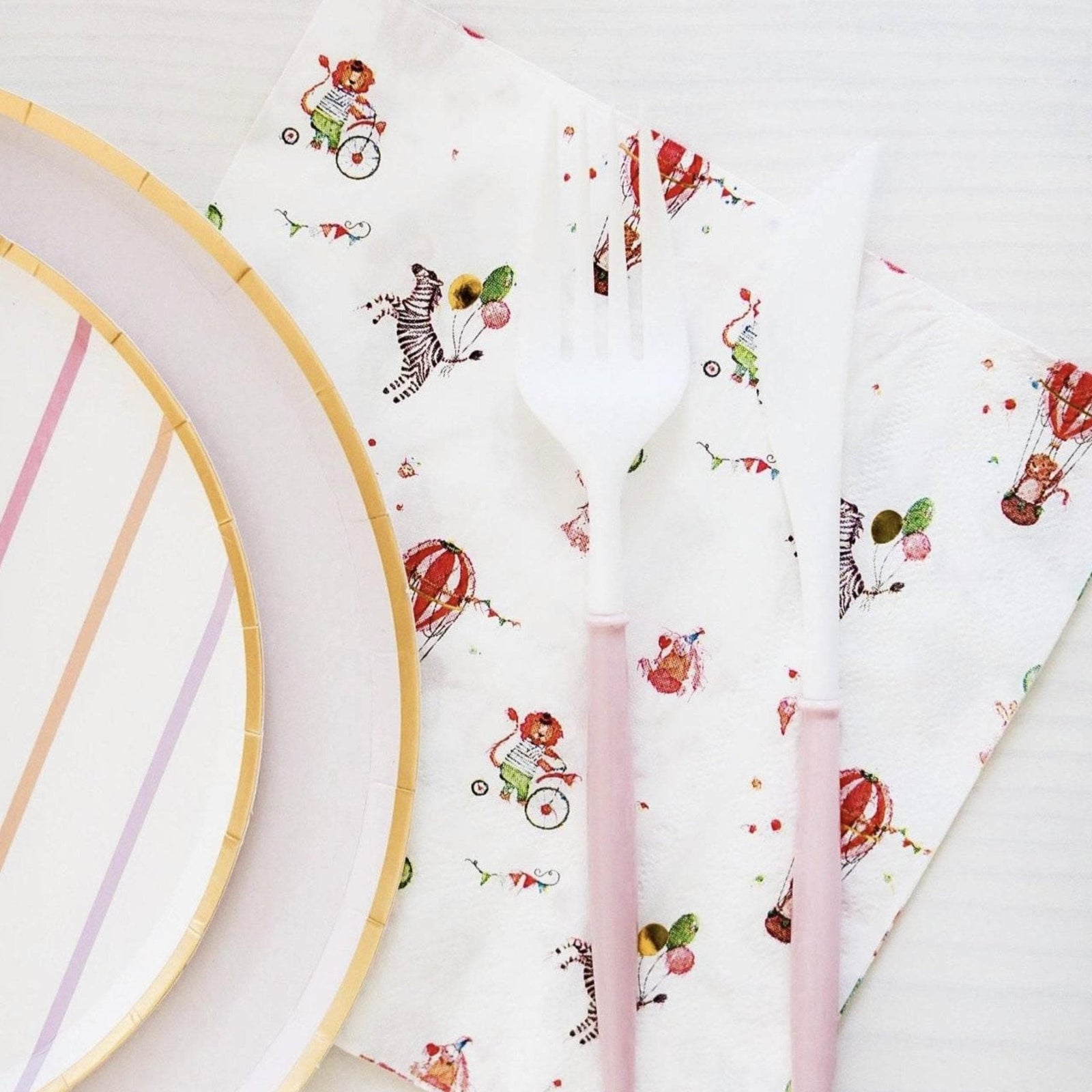 Circus Party Napkins - Stesha Party