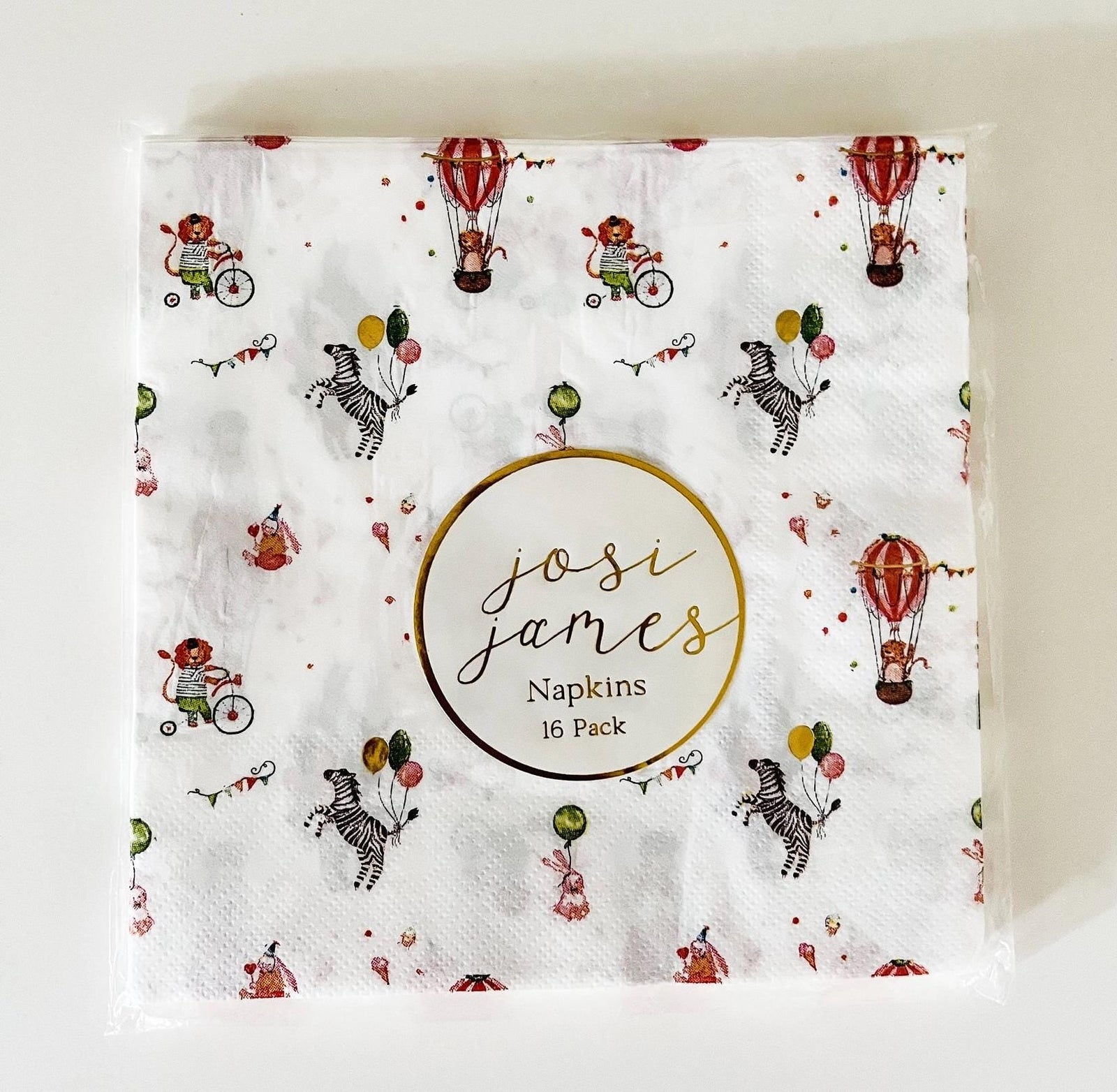 Circus Party Napkins - Stesha Party