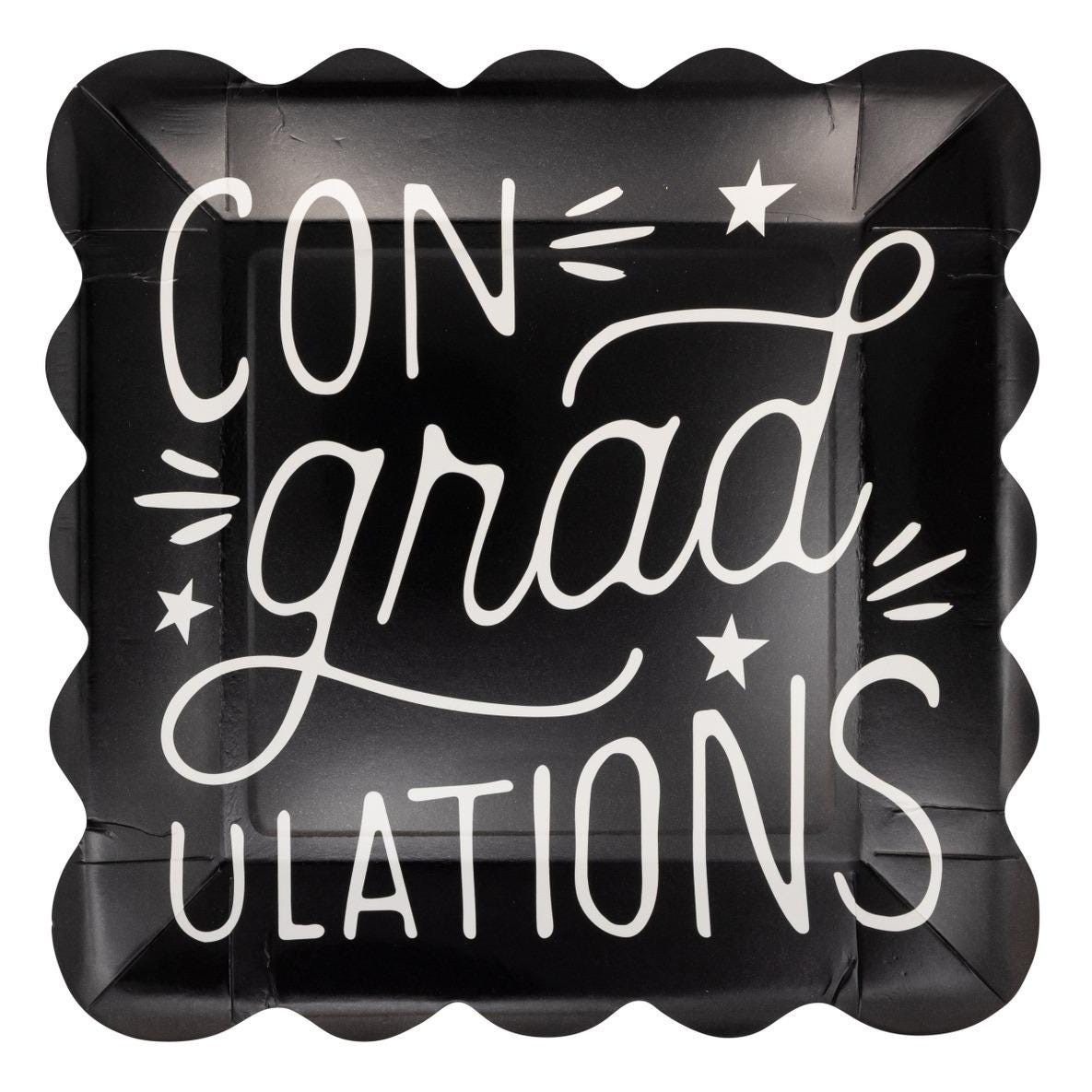ConGRADulations Plates 8ct - Stesha Party