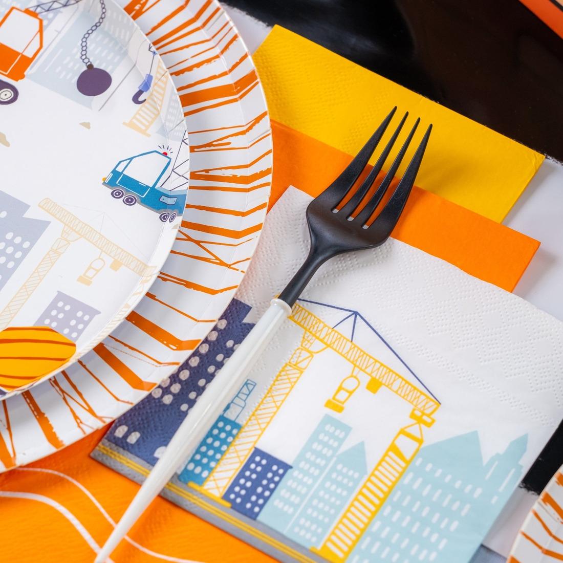 Construction Birthday Napkins 16ct - Stesha Party