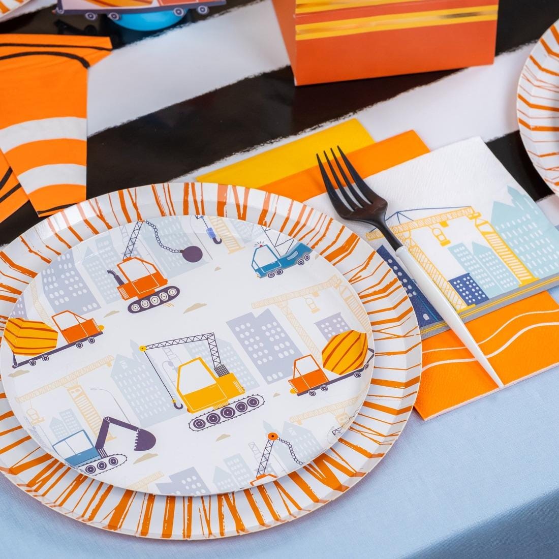 Construction Birthday Napkins 16ct - Stesha Party