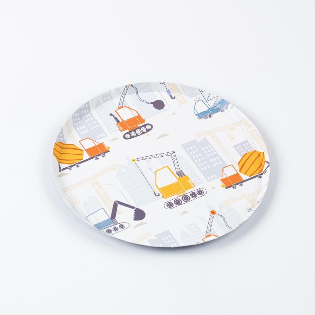 Construction Birthday Plates 8ct - Stesha Party