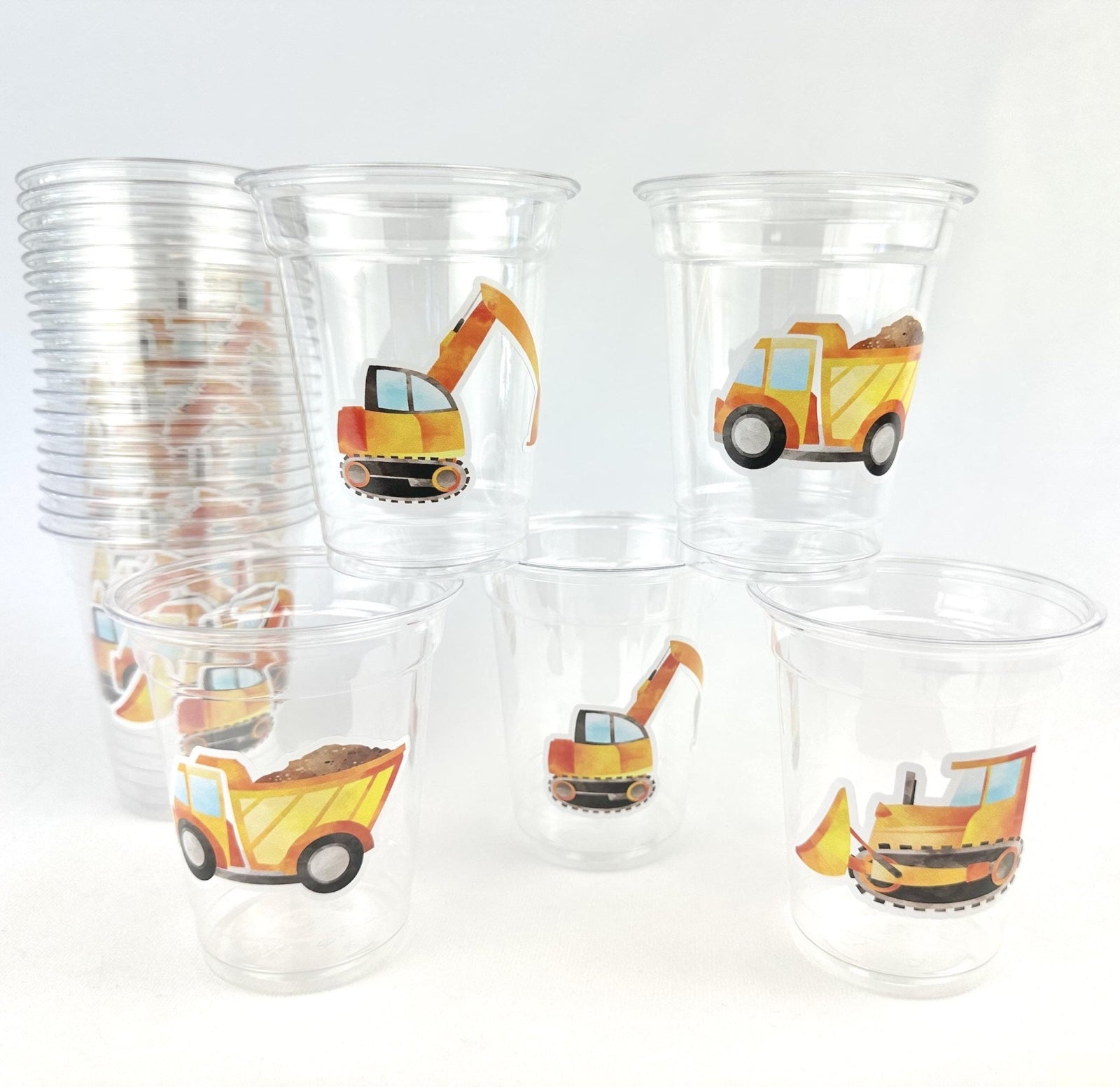 Construction Party Cups 24ct - Stesha Party