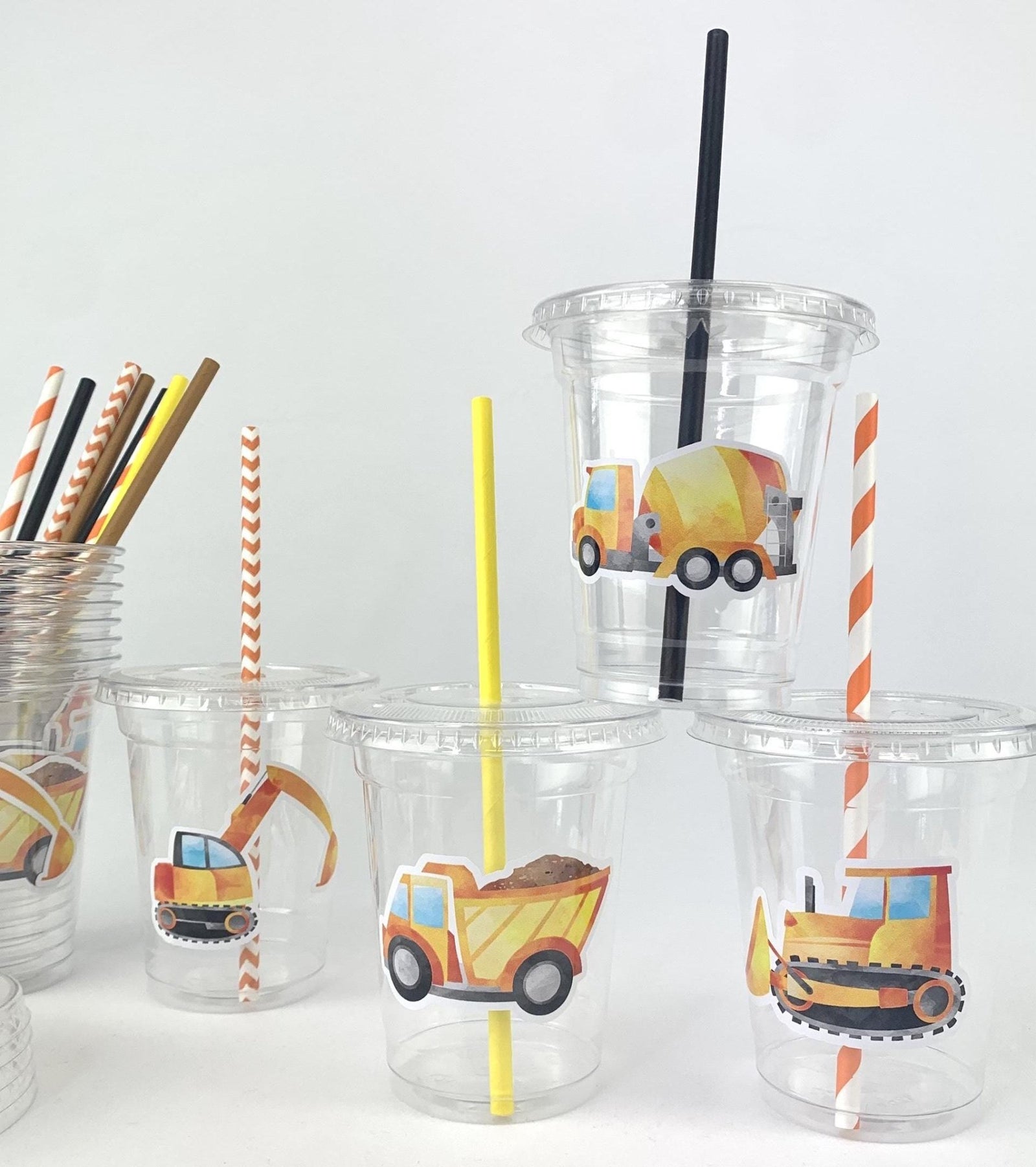 Construction Party Cups - Stesha Party