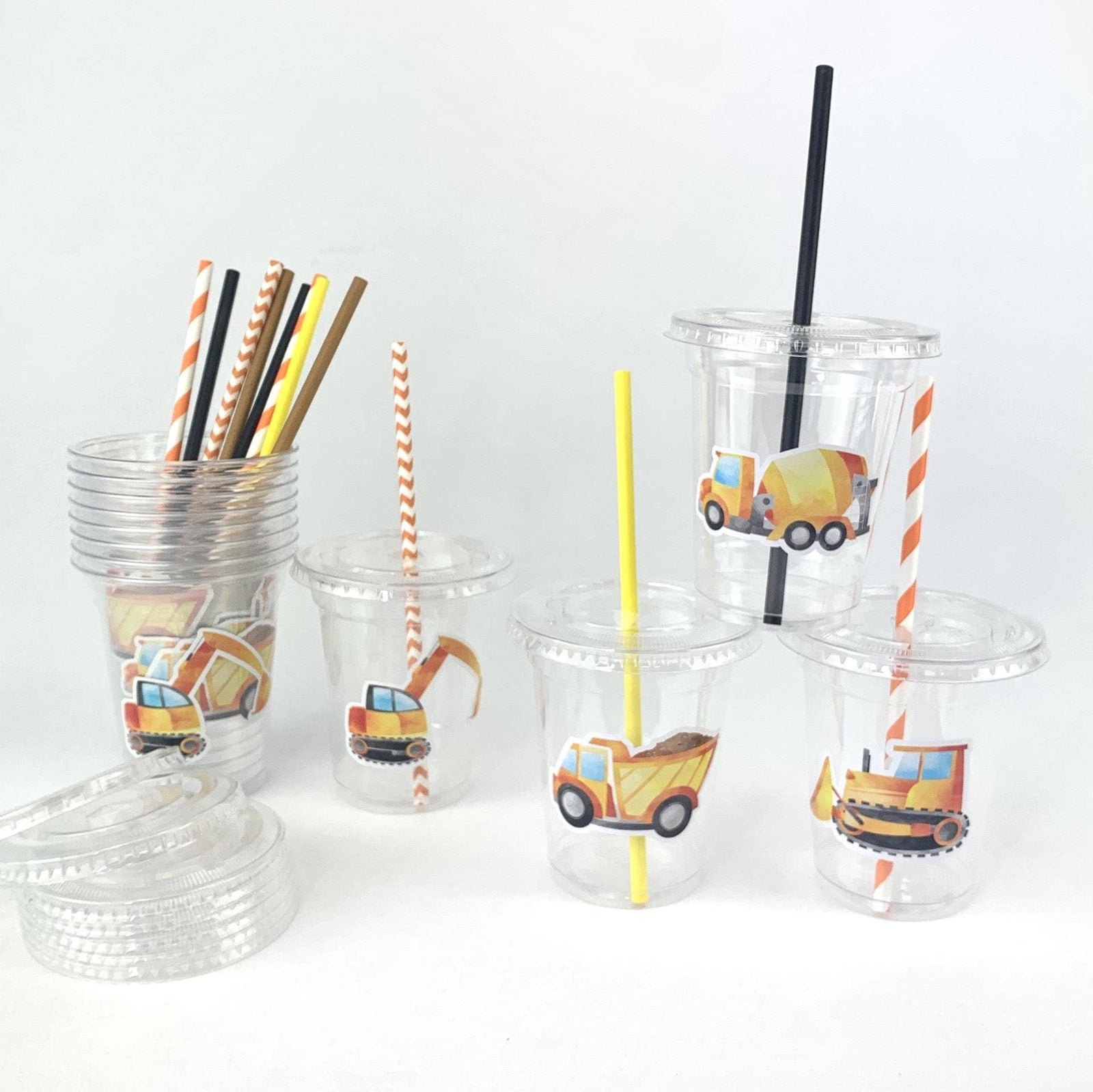 Construction Party Cups - Stesha Party