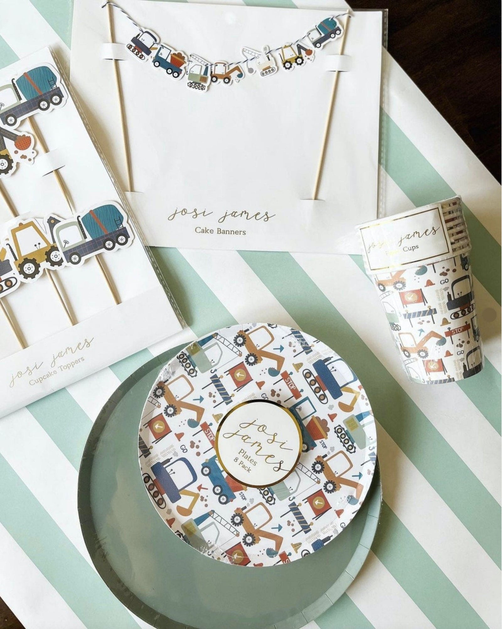 Construction Party Cups 8ct - Stesha Party