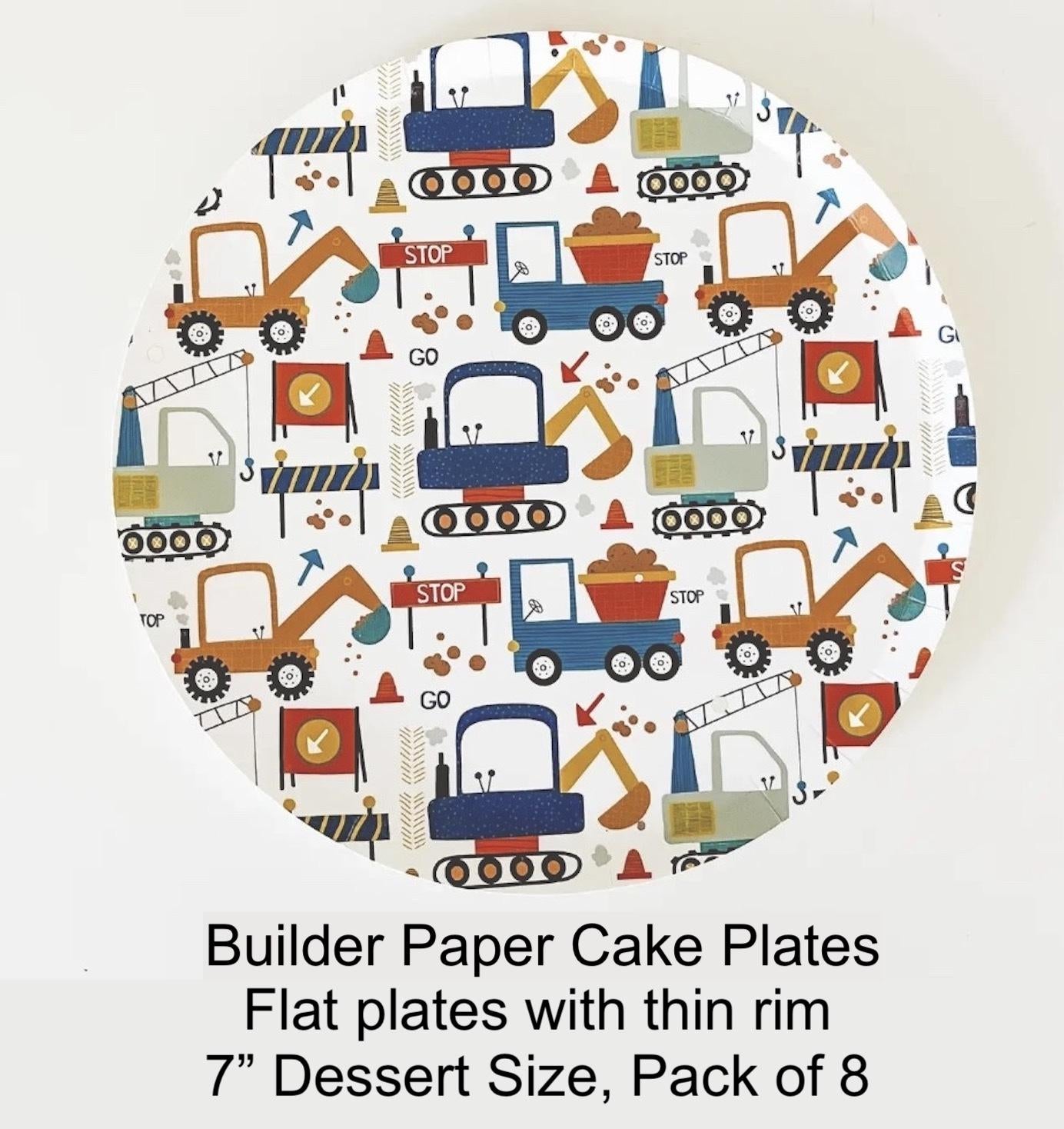 Construction Party Plates - Stesha Party