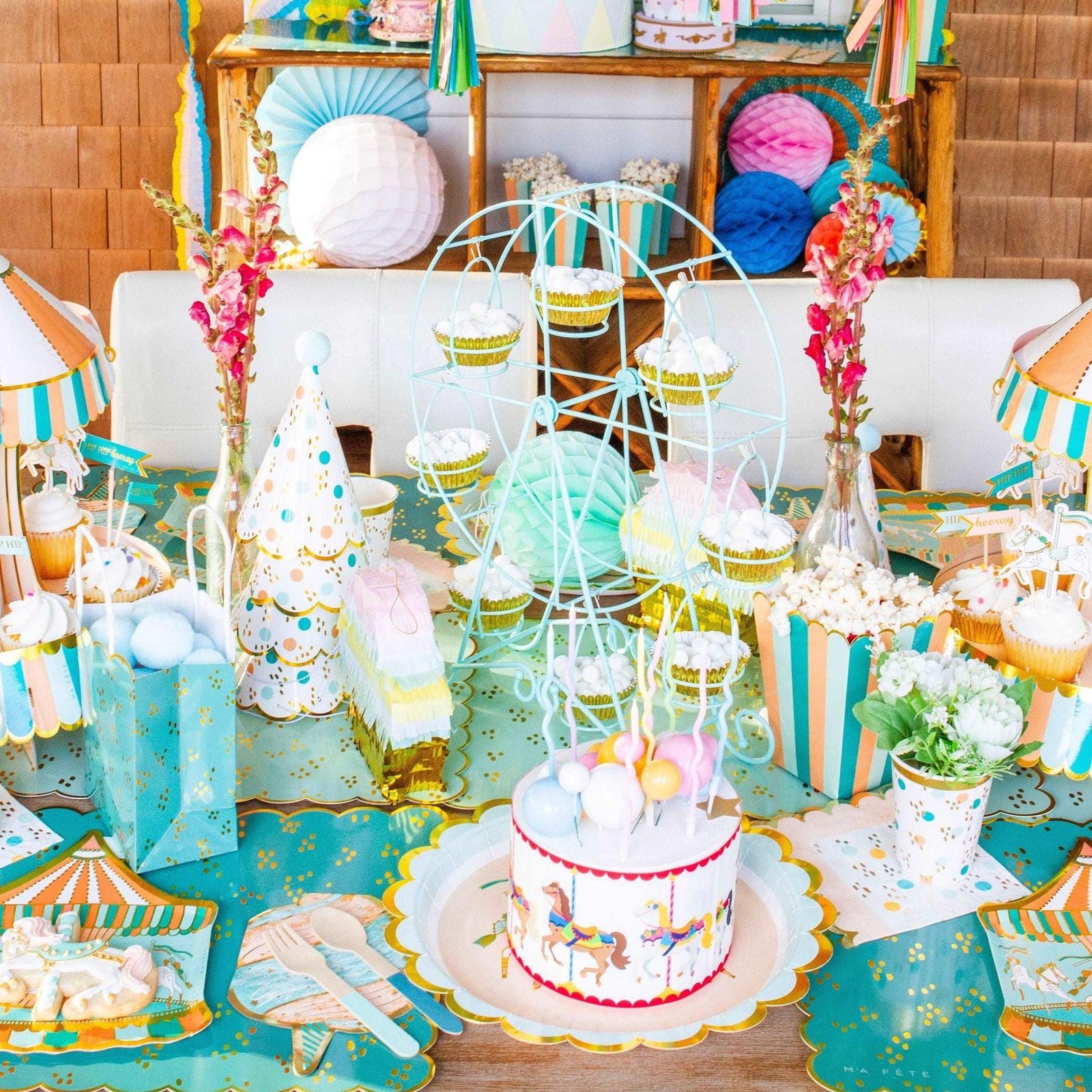 Cotton Candy Napkins - Stesha Party