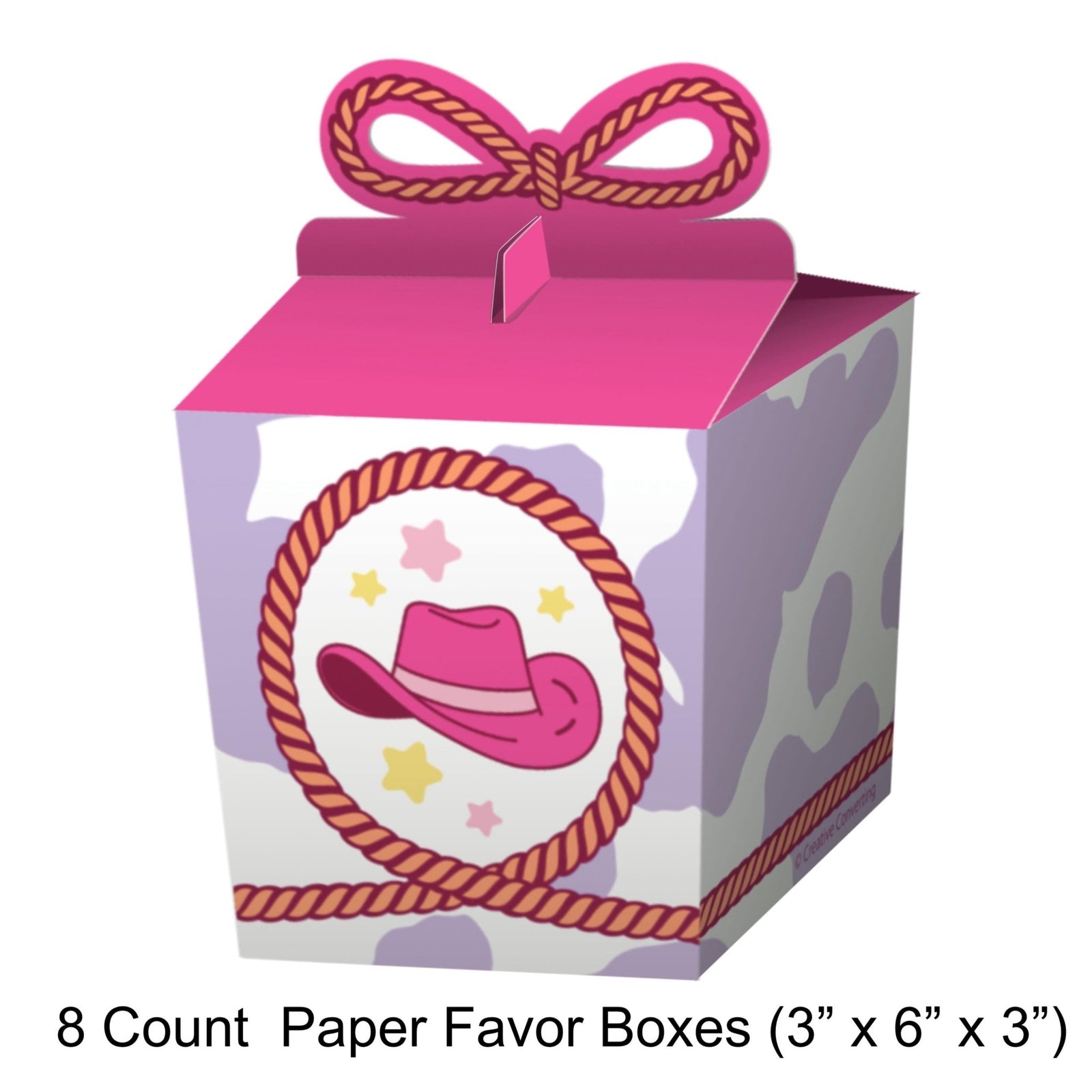 Cowgirl Favor Boxes 8ct - Stesha Party