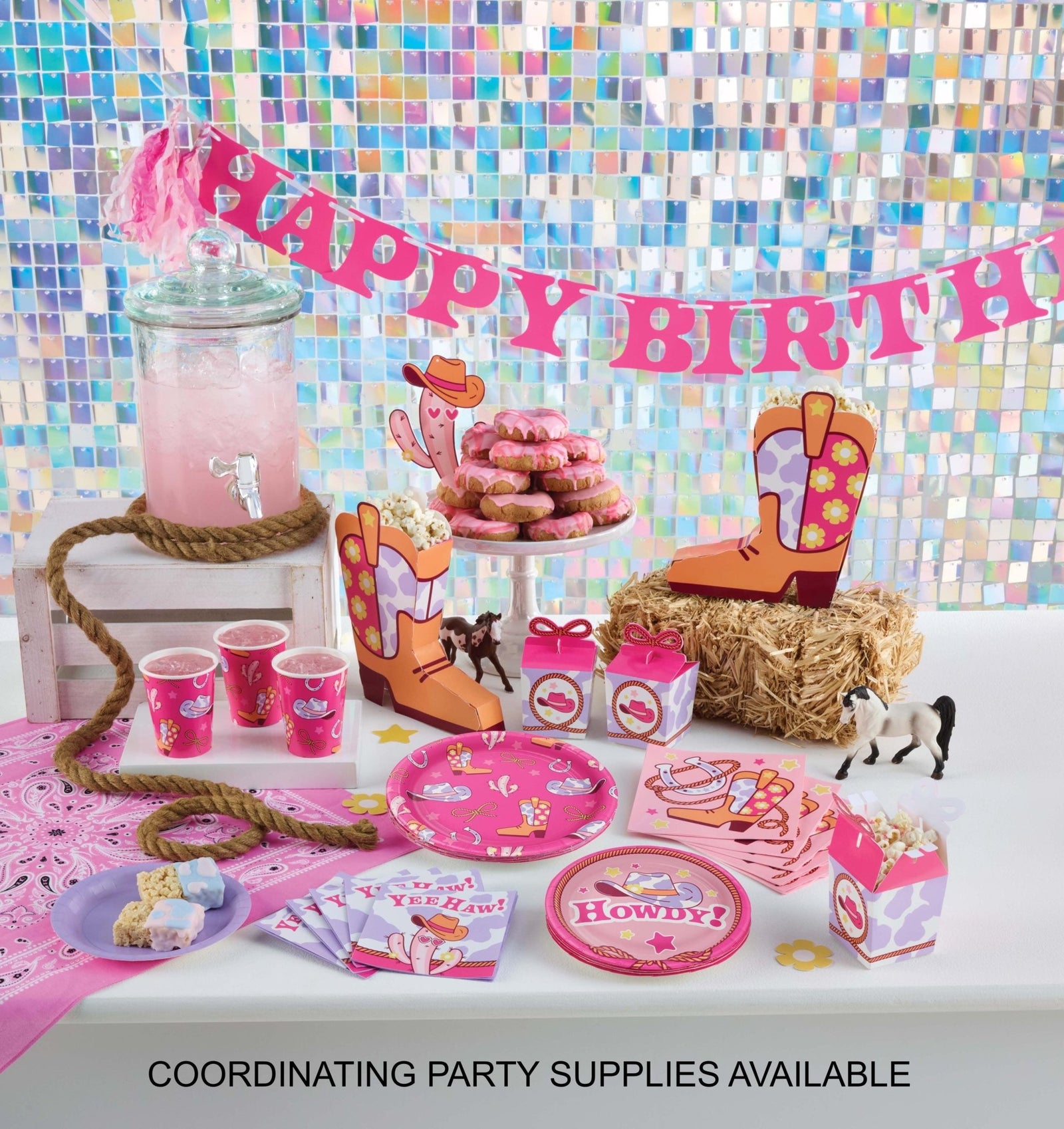 Cowgirl Party Tablecloth - Stesha Party