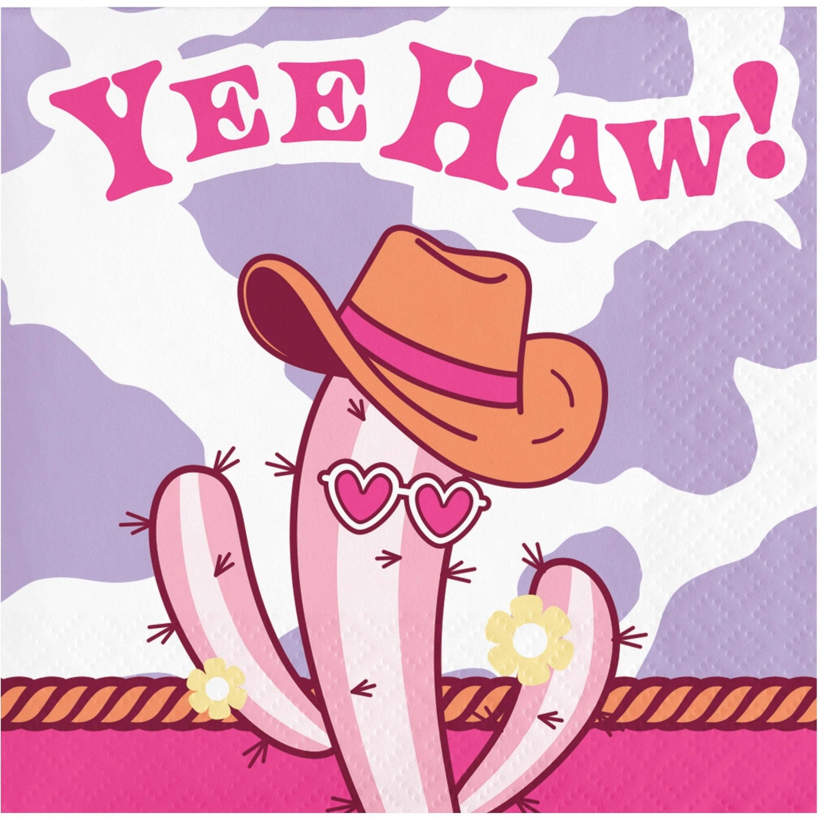 Cowgirl Yeehaw Napkins - Stesha Party