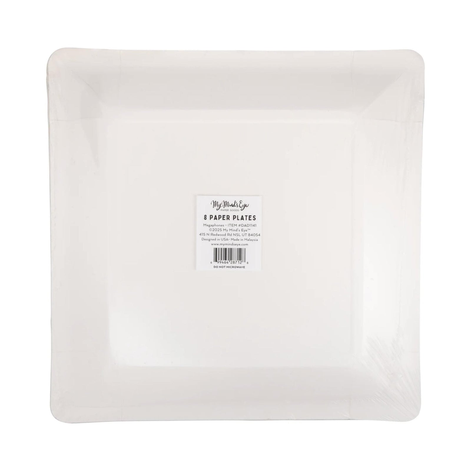 Dad's Day Square Party Plates 8ct - Stesha Party