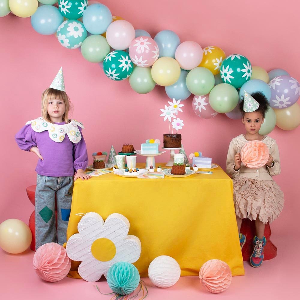 Daisy Flower Balloons 5ct - Stesha Party