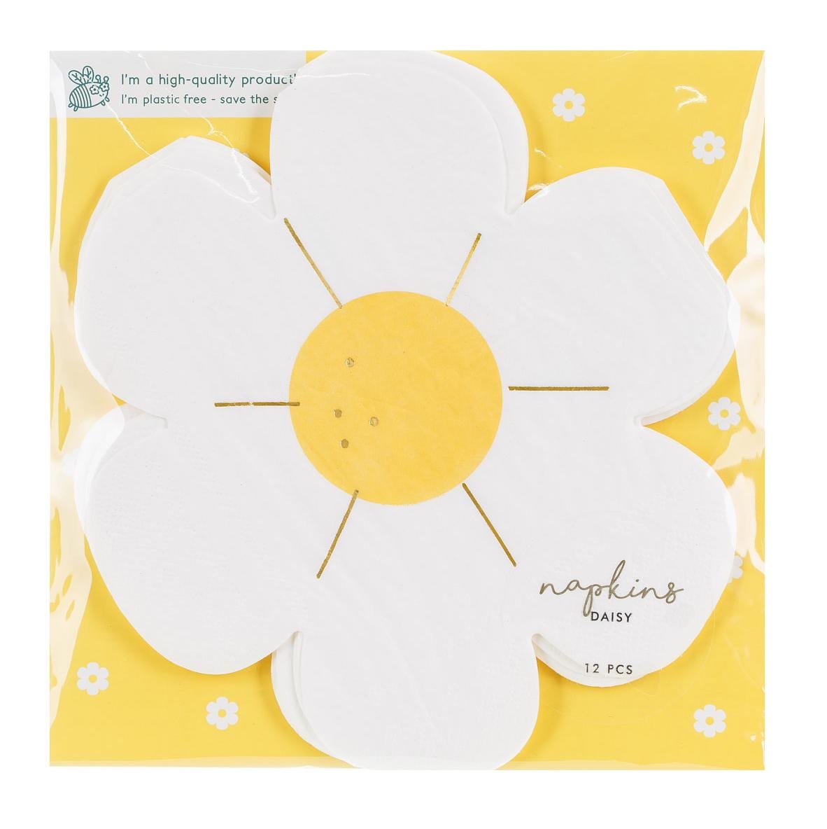 Daisy Flower Party Napkins - Stesha Party