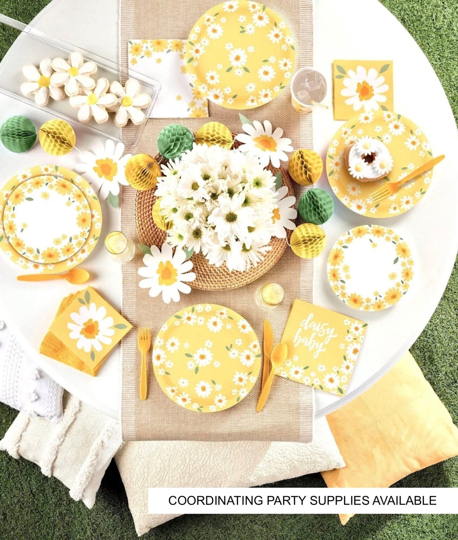 Daisy Party Napkins 20ct - Stesha Party