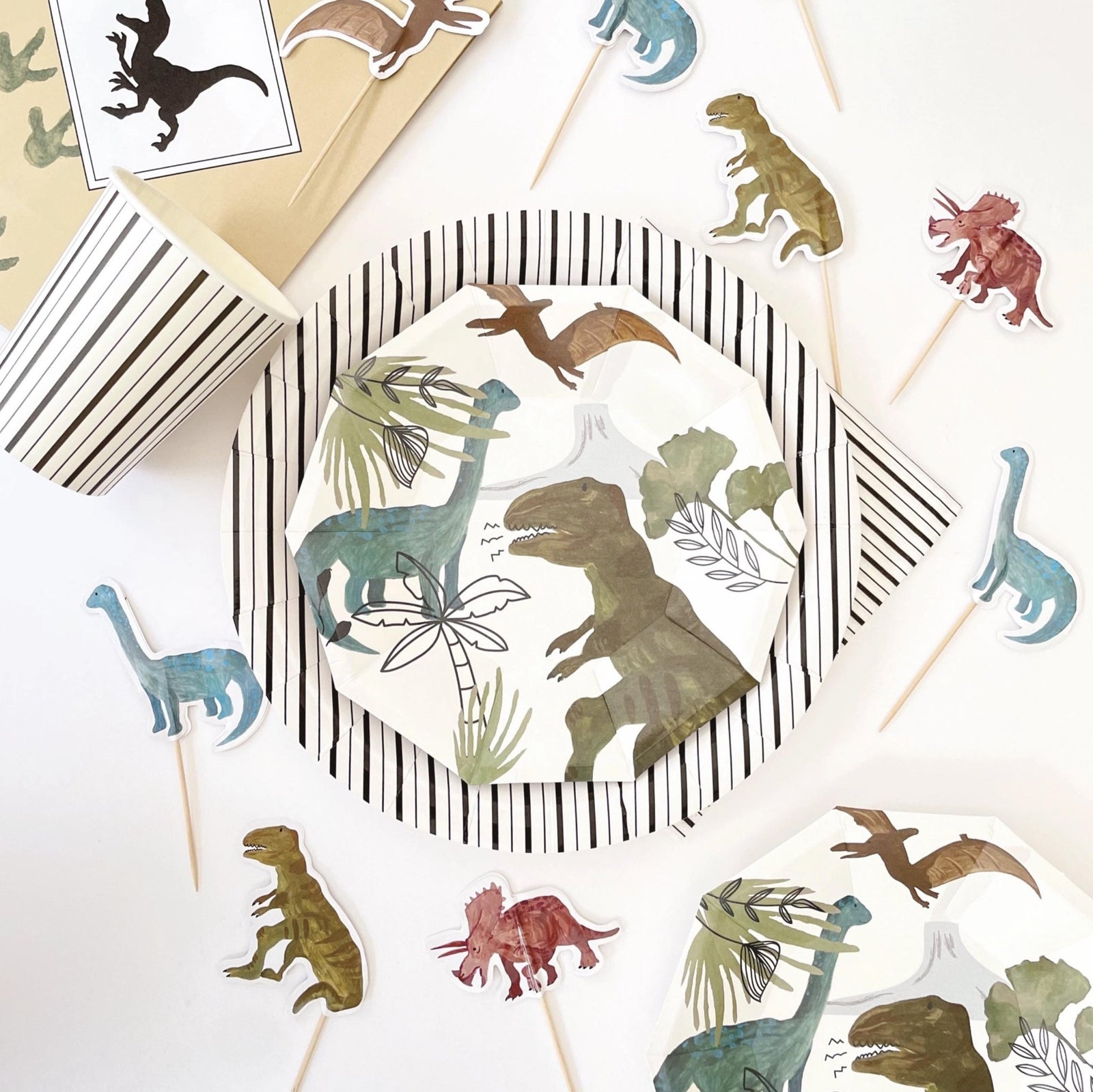 Dinosaur Party Bags 8ct - Stesha Party