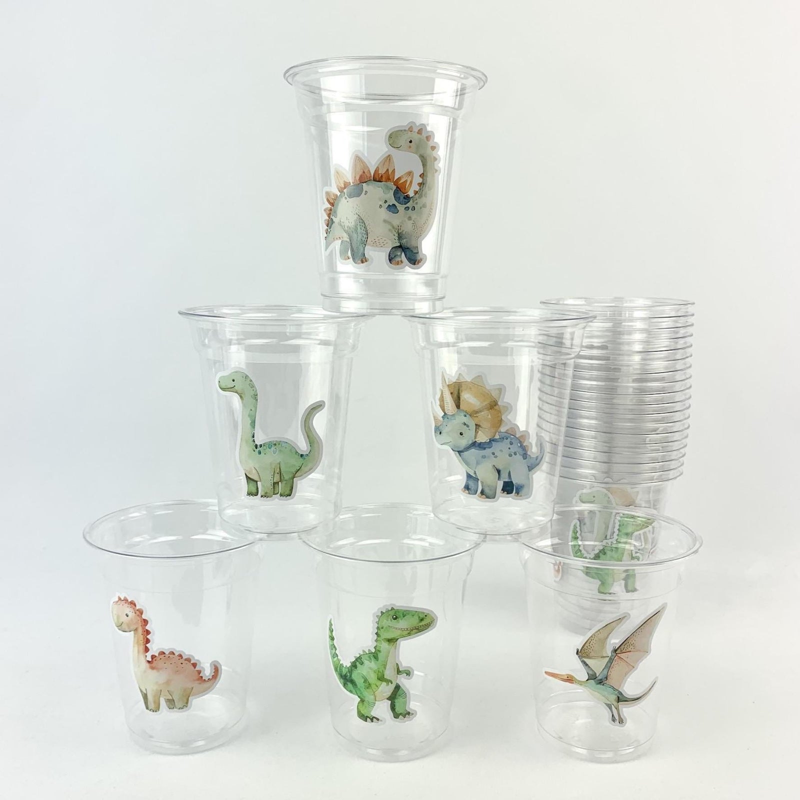 Dinosaur Party Cups 24ct 12oz - Stesha Party