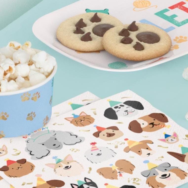 Dog & Cat Paper Treat Cups 8ct - Stesha Party