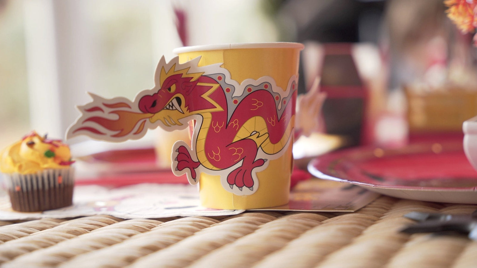 Dragon Party Cups - Stesha Party