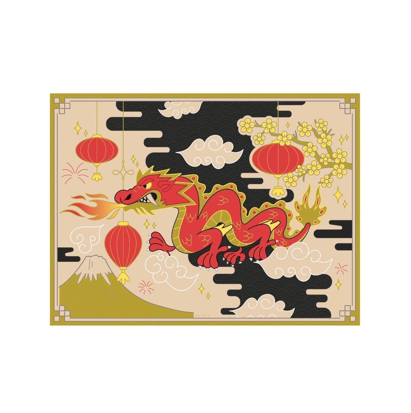 Dragon Party Placemats 8ct - Stesha Party