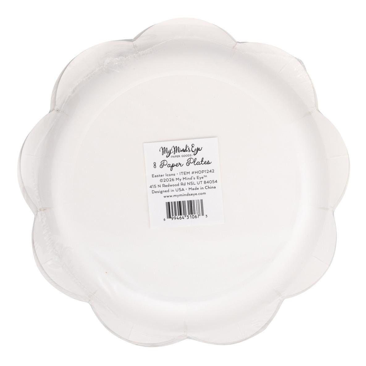 Easter Bunny Garden Plates 8ct - Stesha Party
