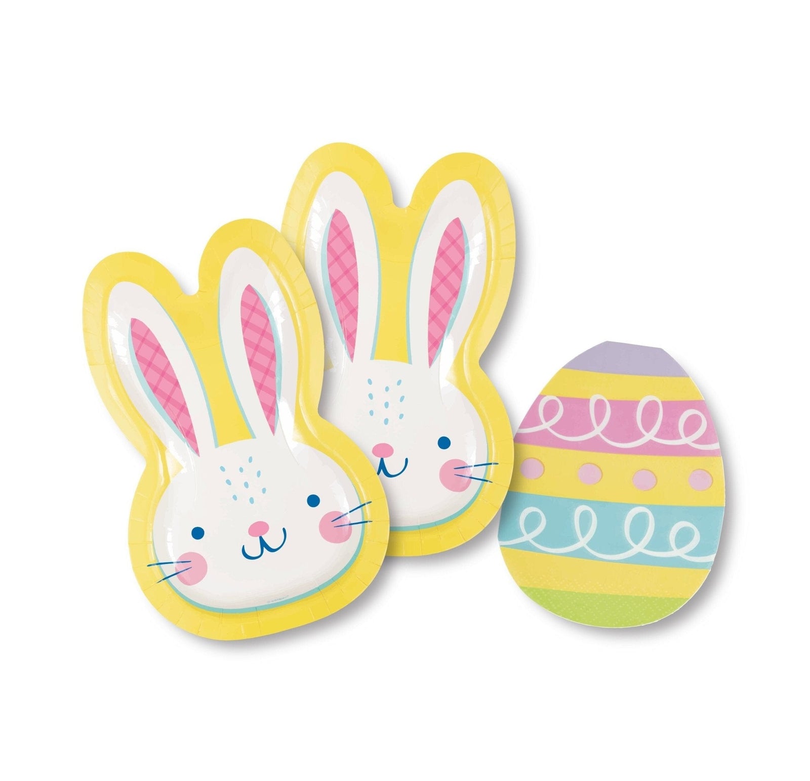 Easter Bunny Paper Plates & Egg Napkins - Stesha Party