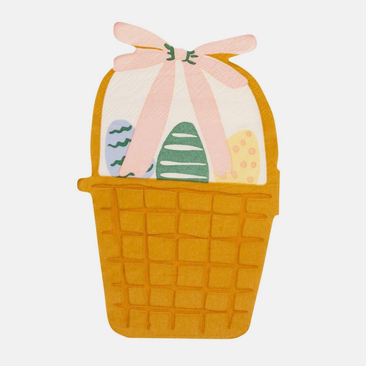 Easter Egg Basket Napkins 24ct - Stesha Party