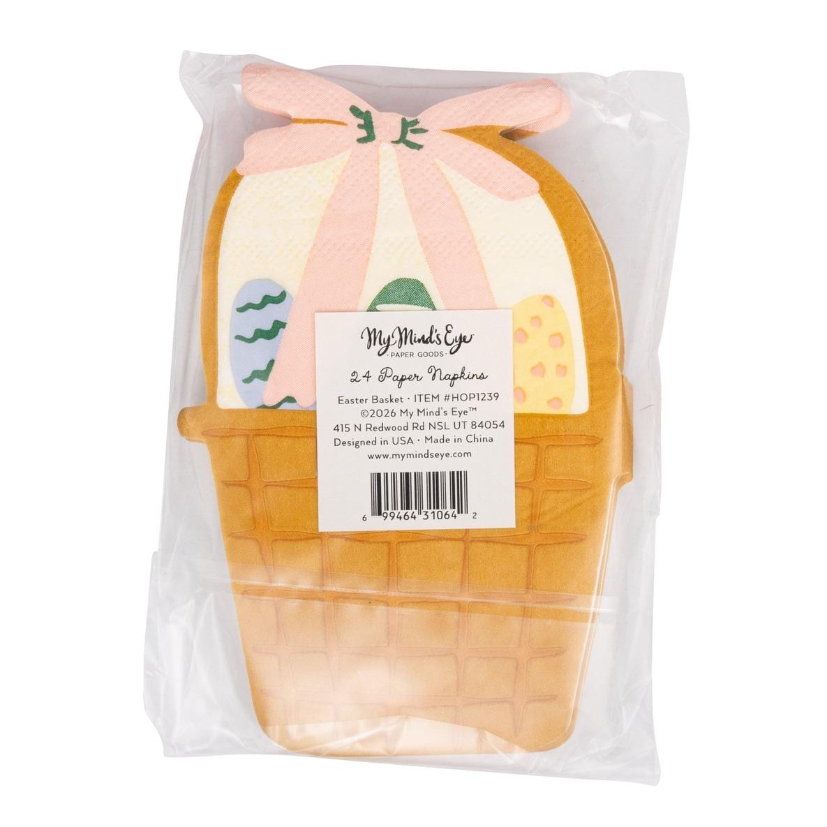 Easter Egg Basket Napkins 24ct - Stesha Party