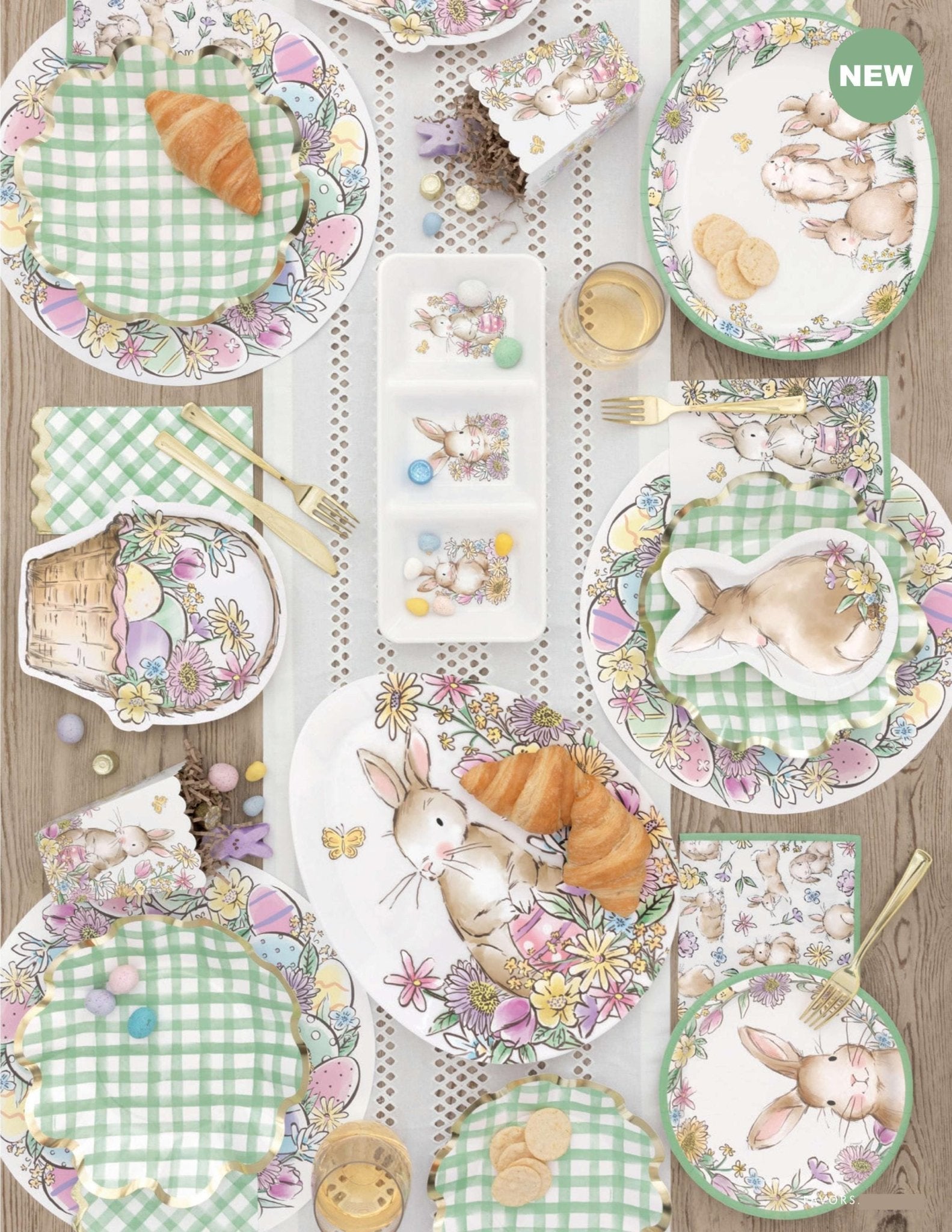 Easter Egg Disposable Paper Placemats 8ct - Stesha Party
