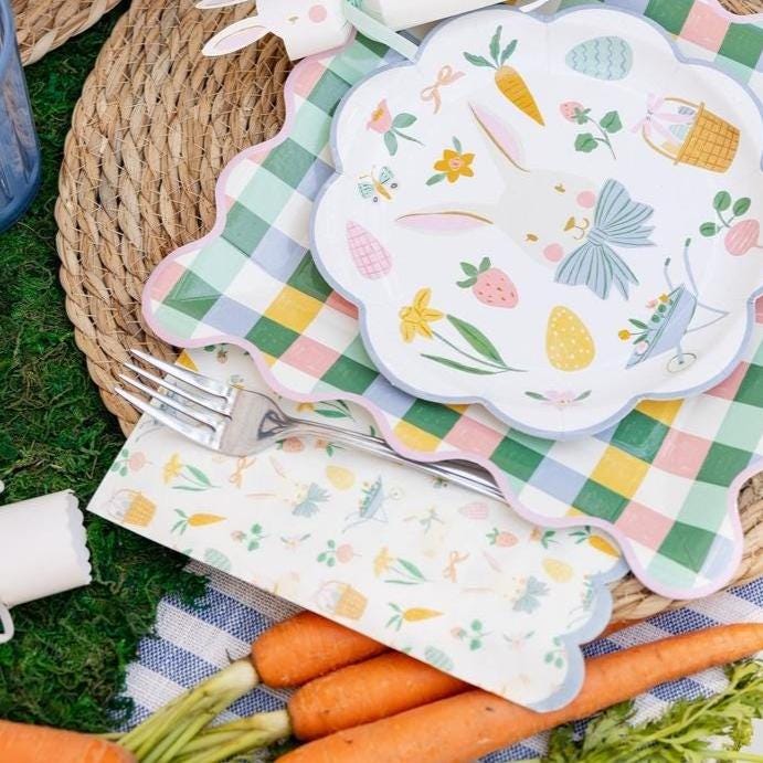 Easter Pattern Napkins 24ct - Stesha Party