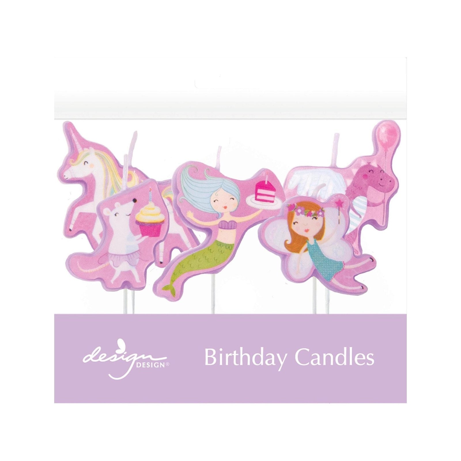 Fairytale Party Cupcake Candles 5ct - Stesha Party