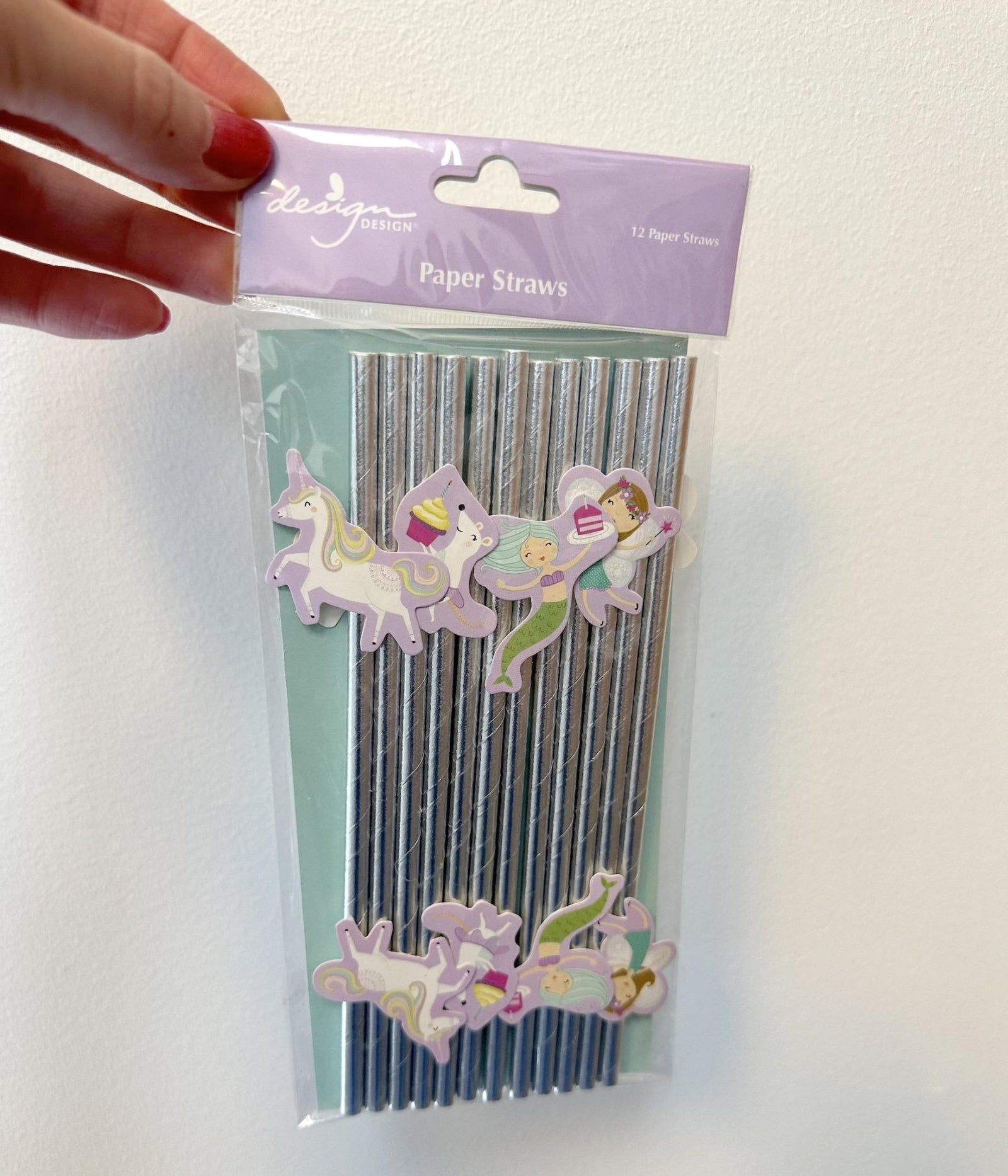 Fairytale Party Paper Drink Straws 12ct - Stesha Party