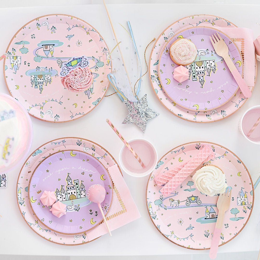 Fairytale Princess Party Plates - Stesha Party