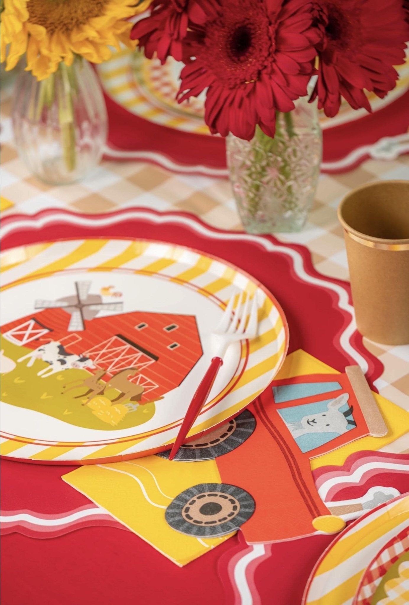 Farm Animal Dinner Plates - Stesha Party