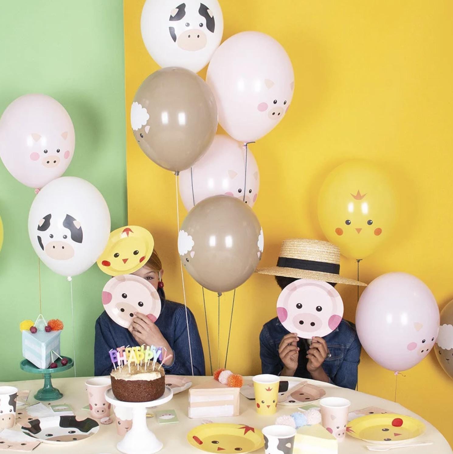 Farm Animal Party Cups - Stesha Party