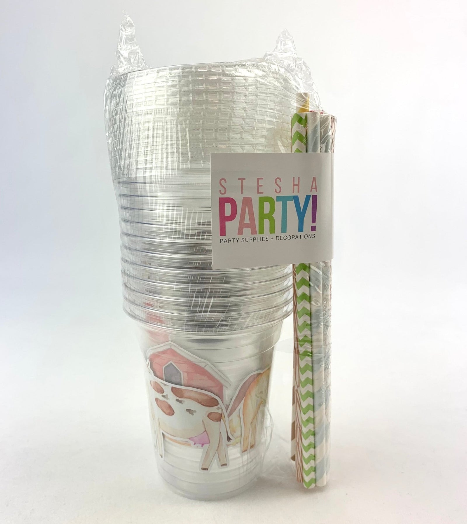 Farm Birthday Party Drink Cups 12ct - Stesha Party