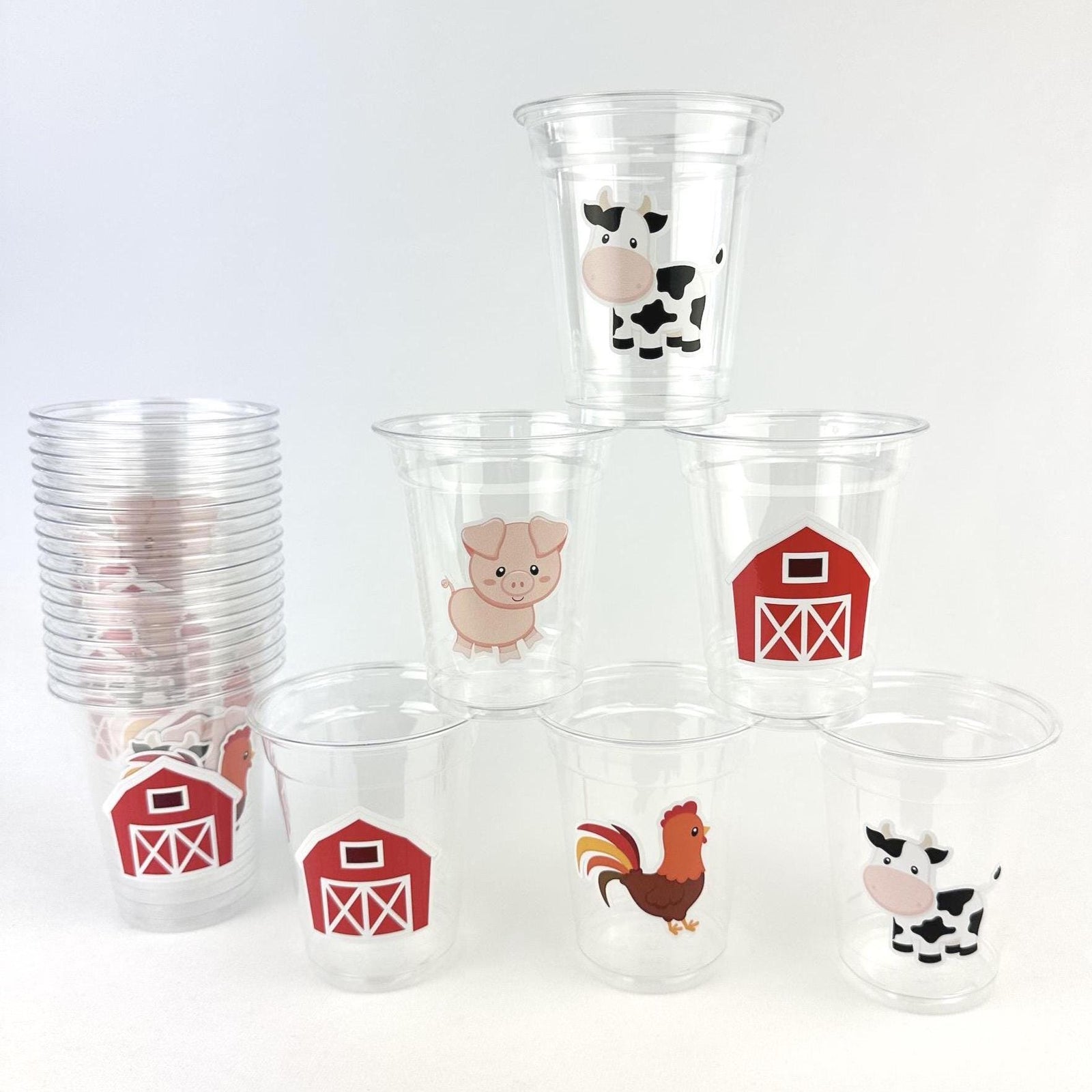 Farm Party Cups 24ct - Stesha Party