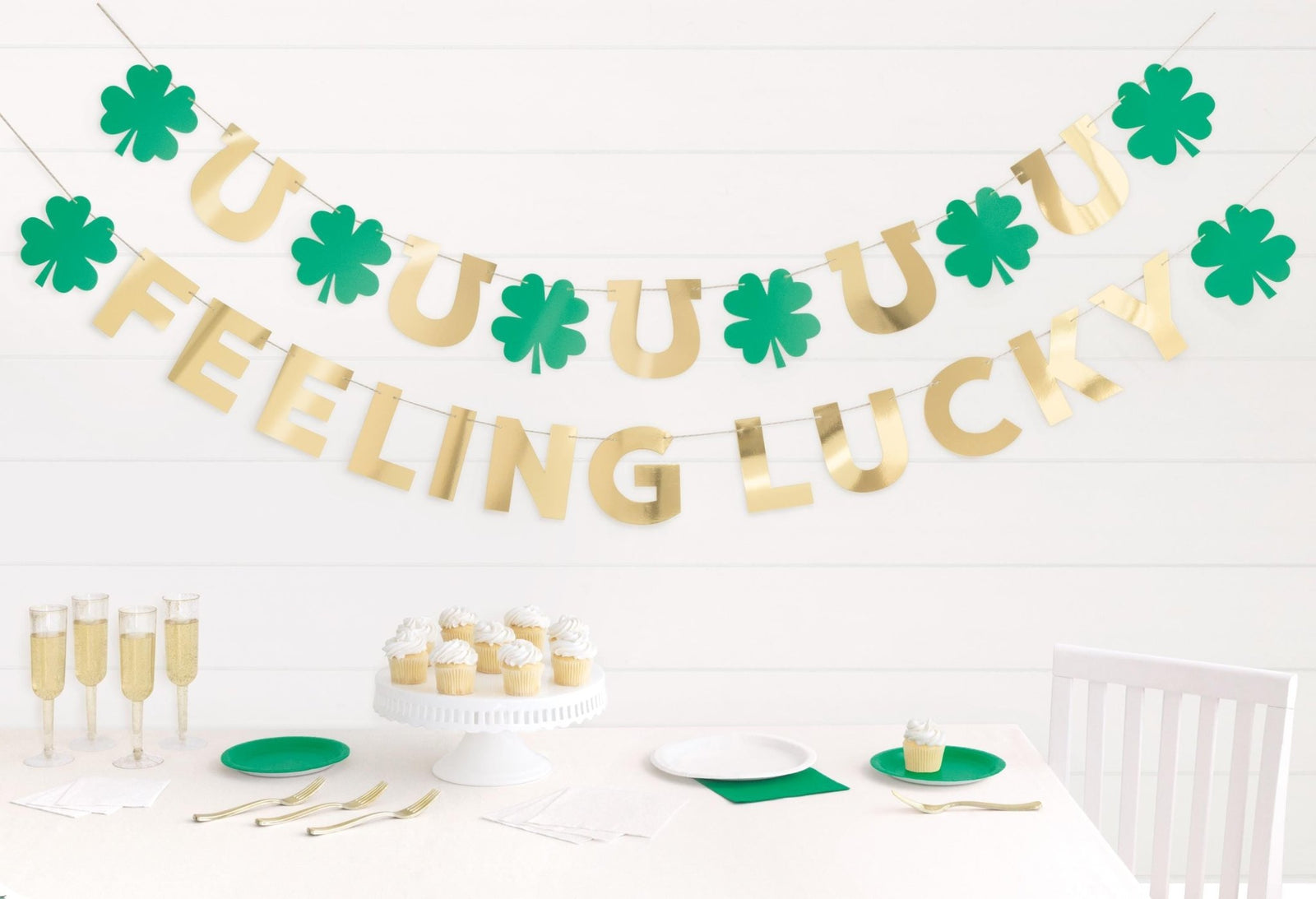 Feeling Lucky Shamrock Banners - Stesha Party