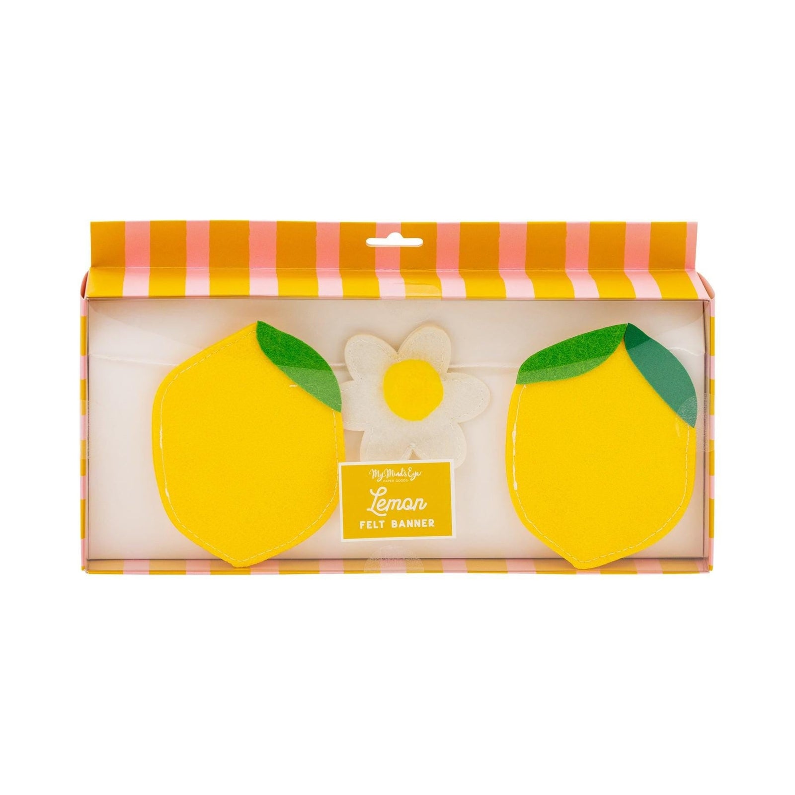 Felt Lemon & Daisy Banner - Stesha Party