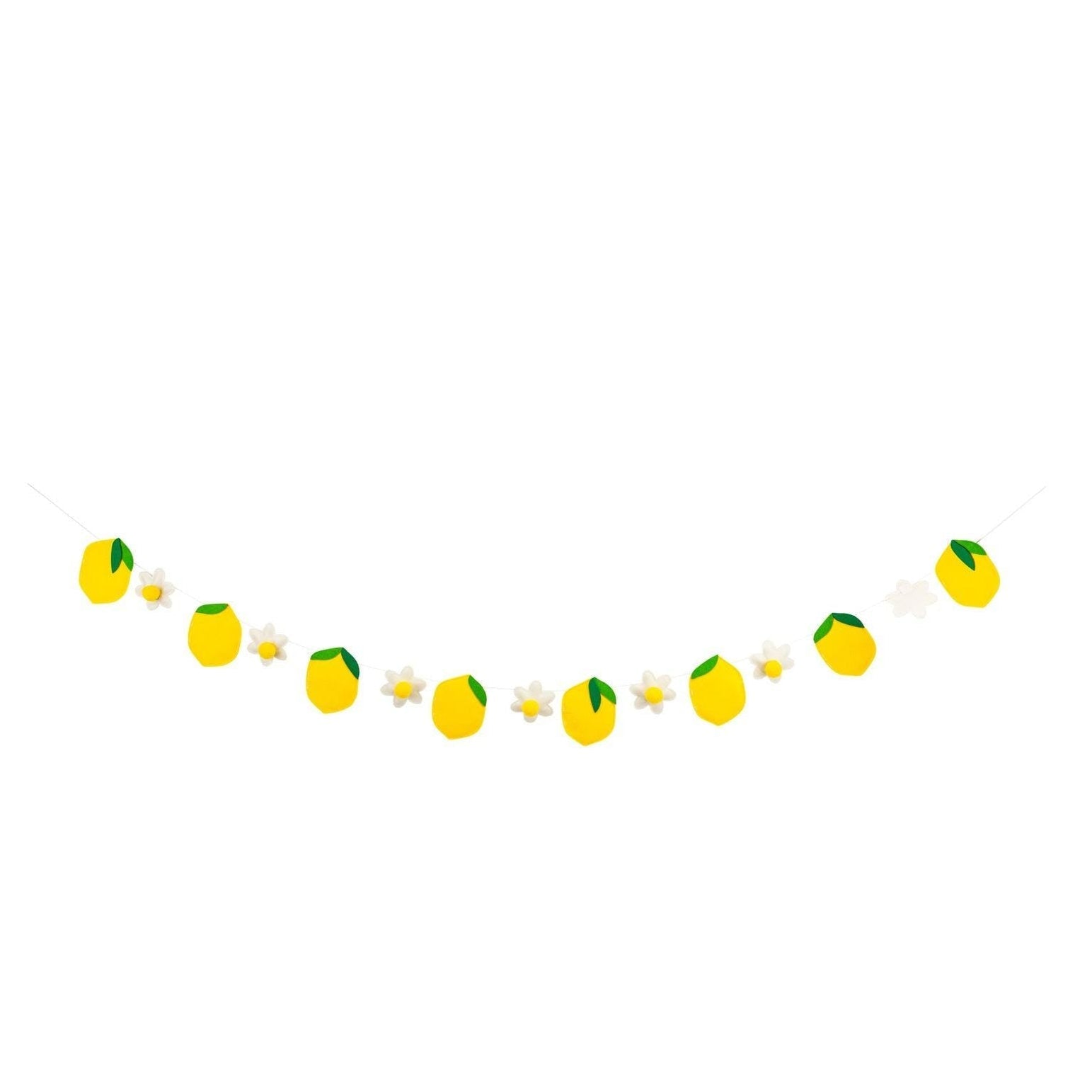 Felt Lemon & Daisy Banner - Stesha Party