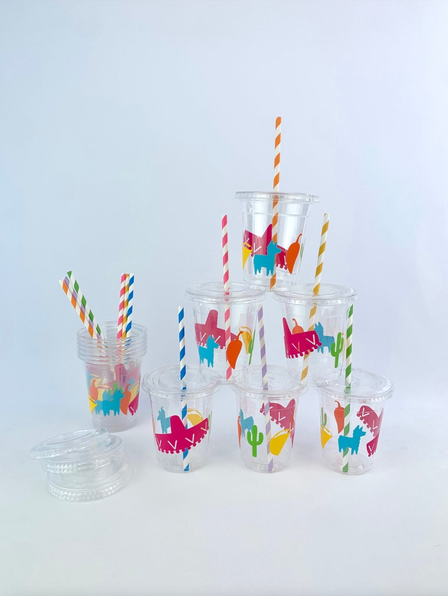 Fiesta Colorful Party Cup Set - Stesha Party