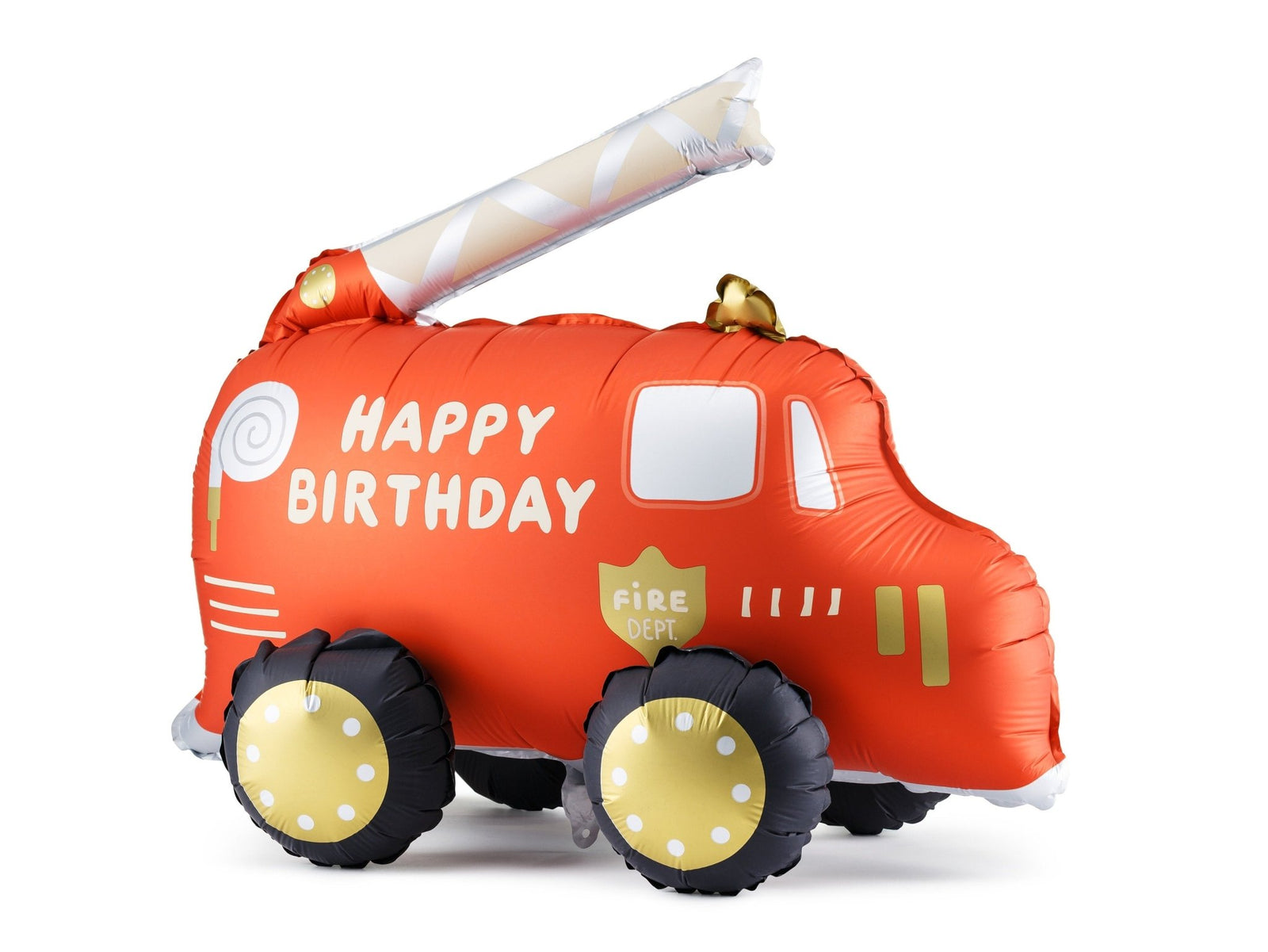 Firetruck Birthday Balloon - Stesha Party